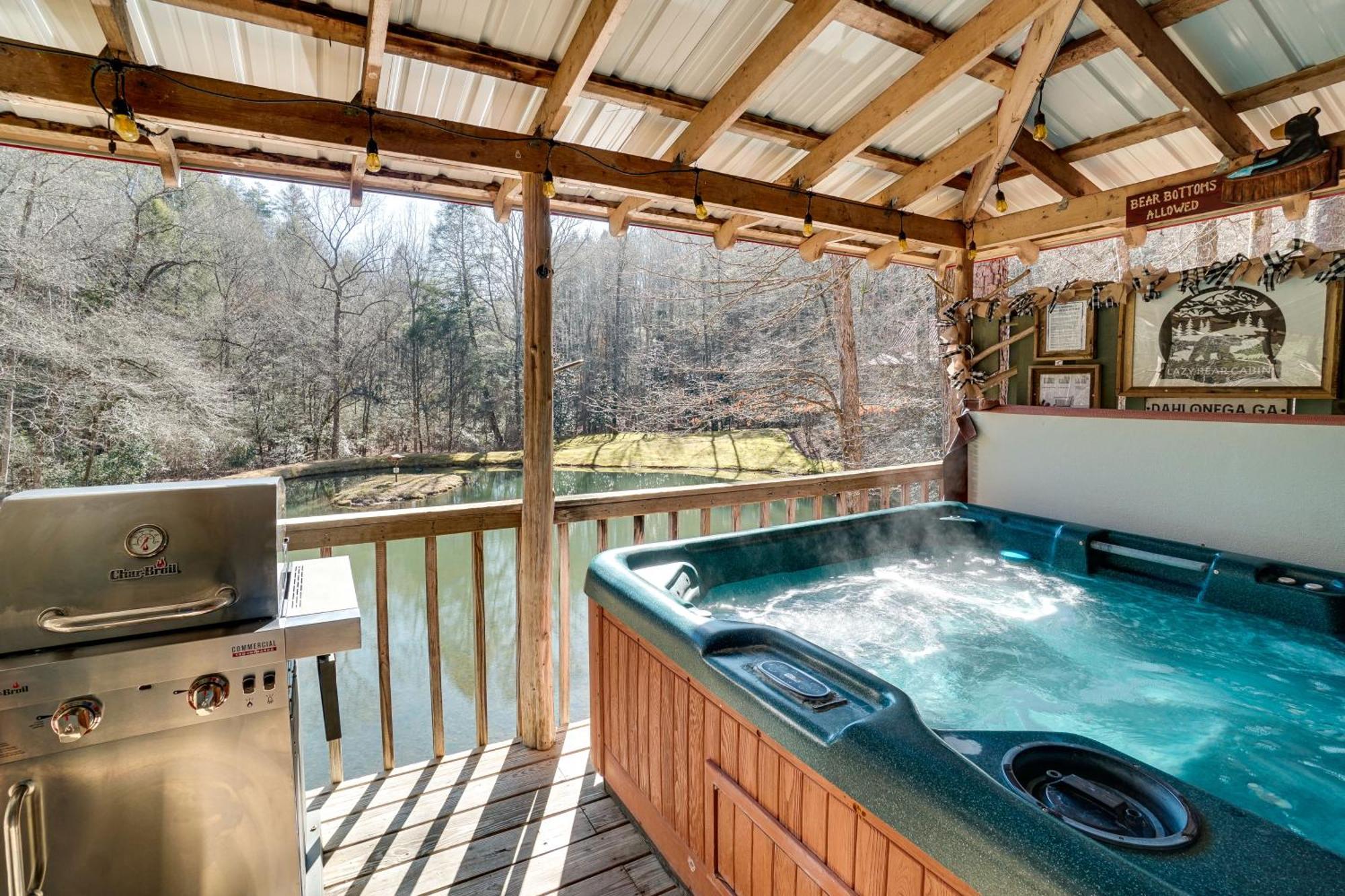 Вилла Secluded Family Retreat In Dahlonega With Hot Tub! Экстерьер фото