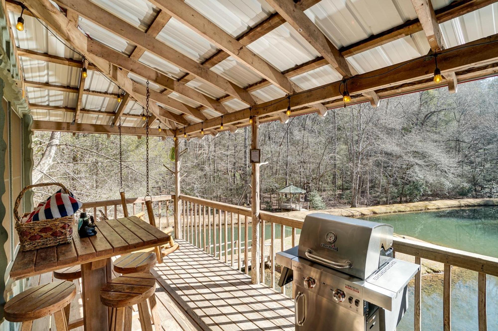 Вилла Secluded Family Retreat In Dahlonega With Hot Tub! Экстерьер фото