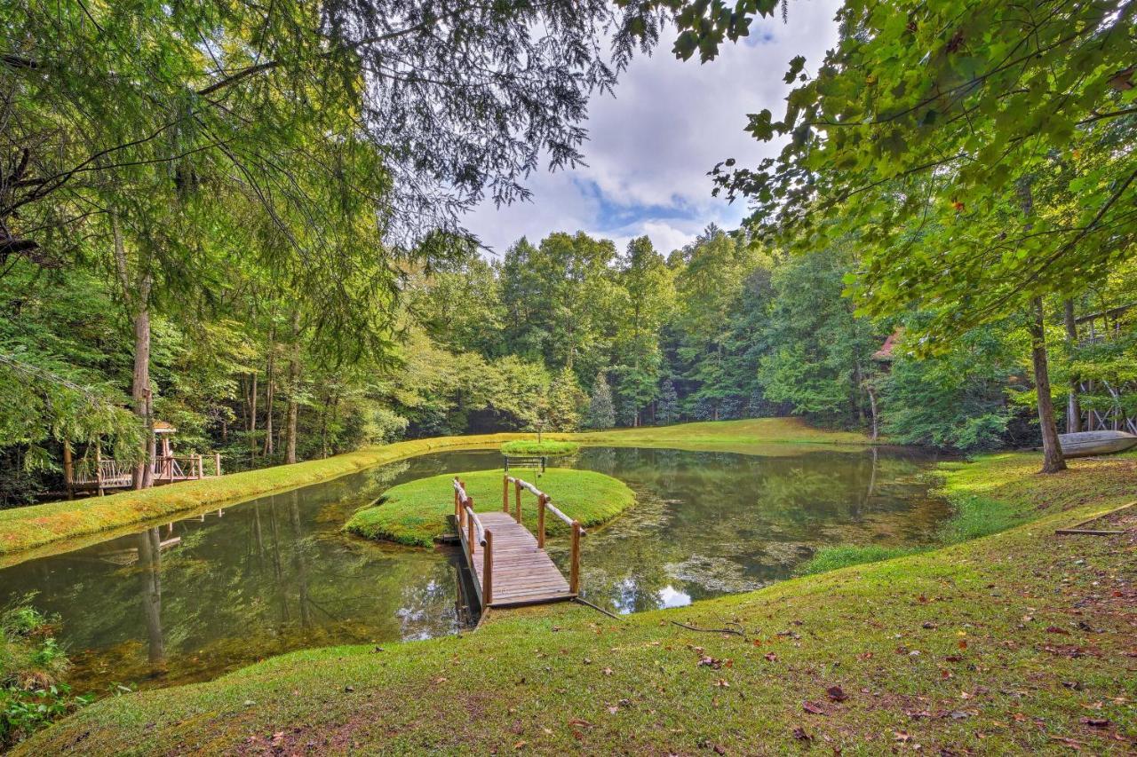 Вилла Secluded Family Retreat In Dahlonega With Hot Tub! Экстерьер фото